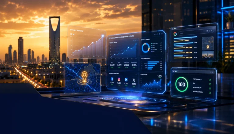 digital marketing agency Riyadh SEO ranking growth rocket Saudi Arabia 2026 guide